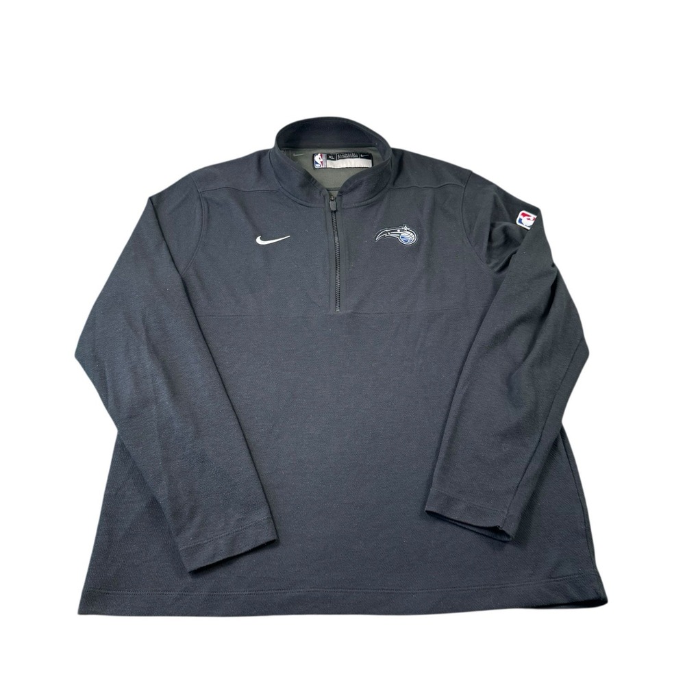 Nike Orlando Magic NBA 1/2 Zip Performance Pullover Black Mens XL